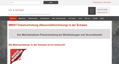 Desktop Screenshot of mwst-fiskalvertretung.ch