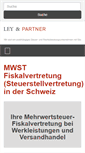 Mobile Screenshot of mwst-fiskalvertretung.ch